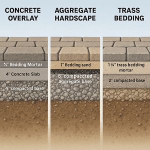 Patio construction methods