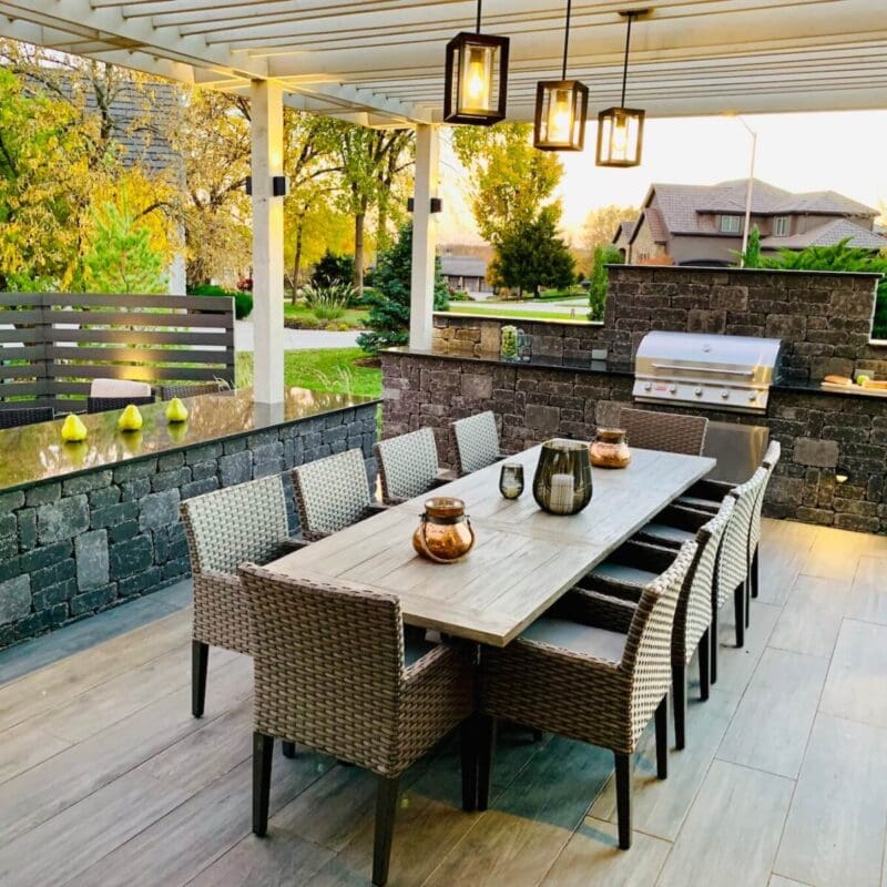 Outdoor Dinning Design Kansas City