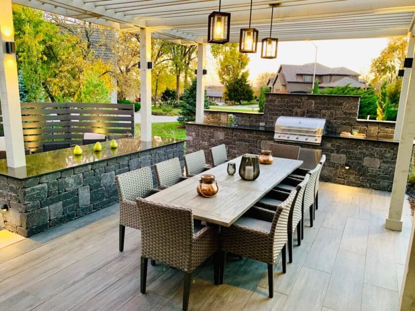 Outdoor Dinning Design Kansas City