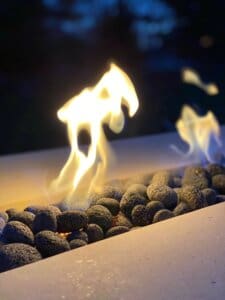 fire pit close up Kansas City