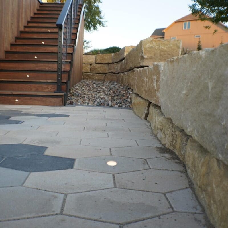 Modern Patio Lightning Design Kansas City