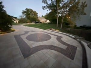 Paver Pattern Landscape Design Kansas City