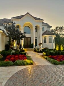 paver patio and garden landscaping Kansas City