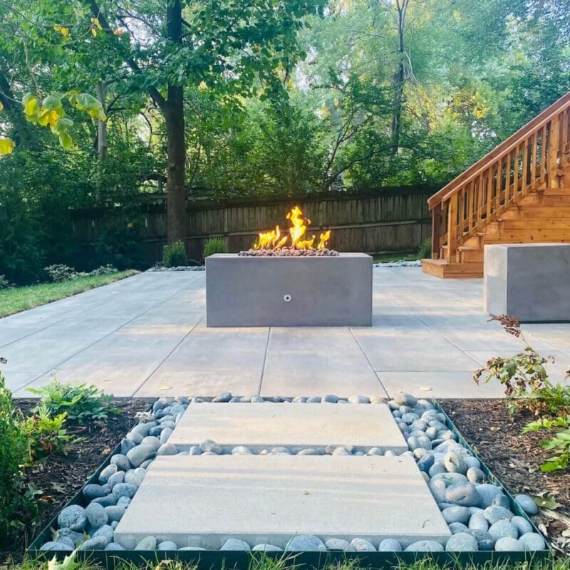 Outdoor Fire Stone Design Kansas City