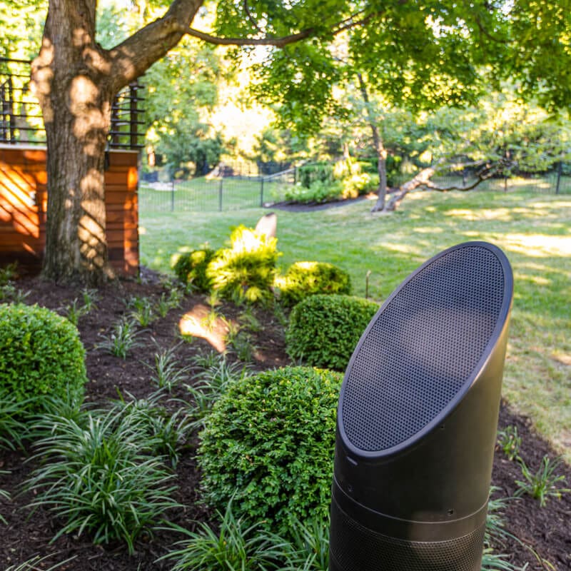 Outdoor speaker installation Kansas City