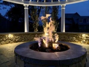 Fire Place Close Up Design Kansas City