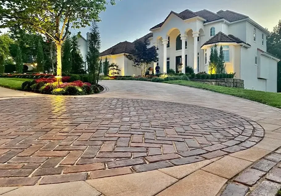 patio house landscaping Kansas City