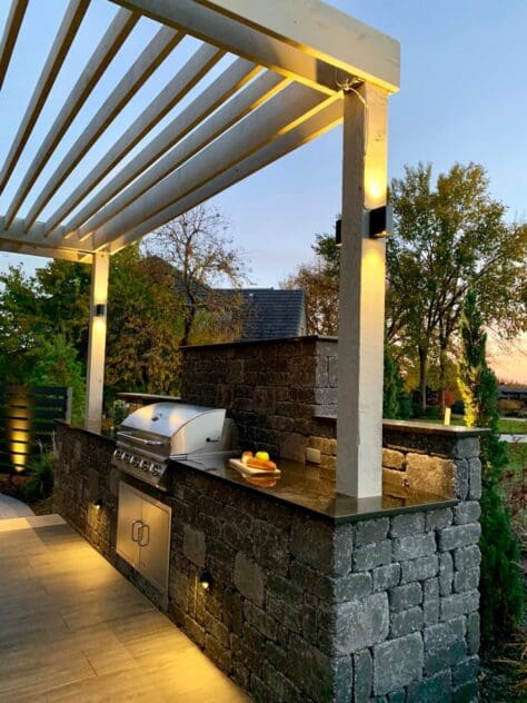 Kitchen Patio Landscape Design Kansas City