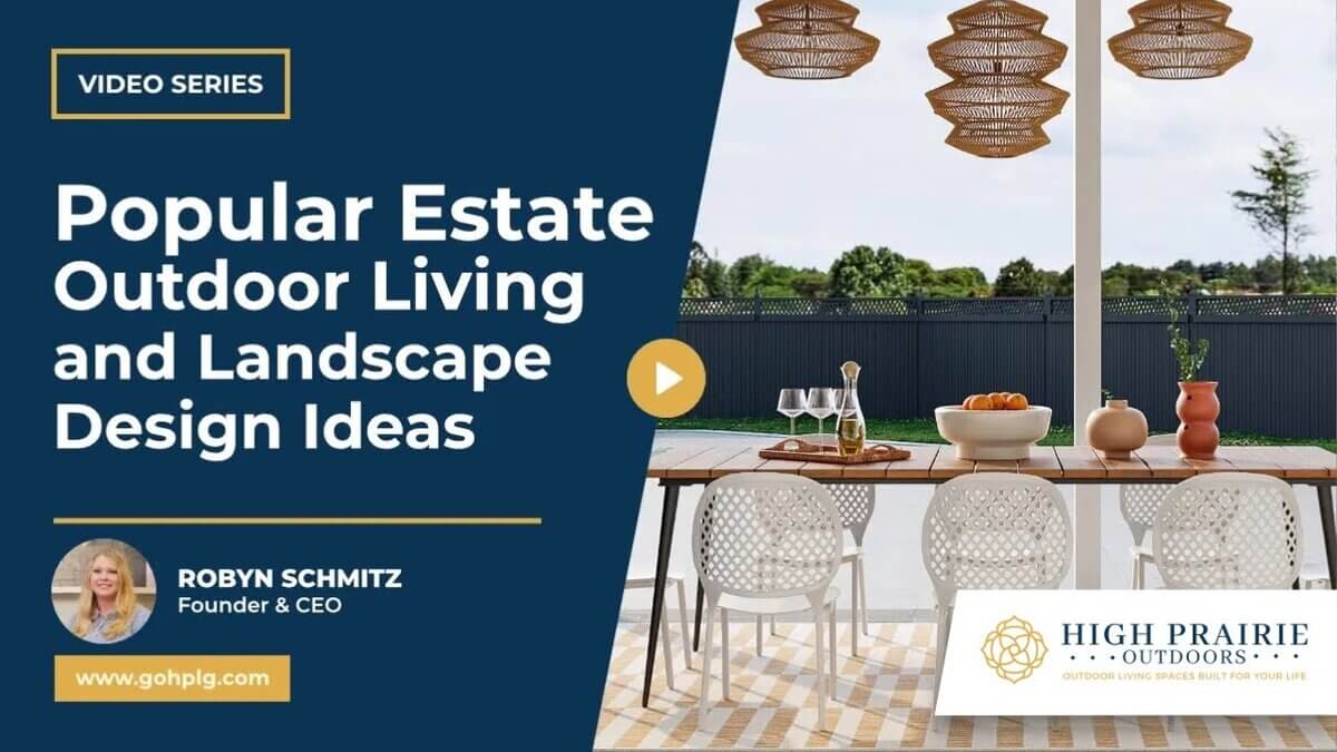 What are Popular Estate Outdoor Living and Landscape Design Ideas?