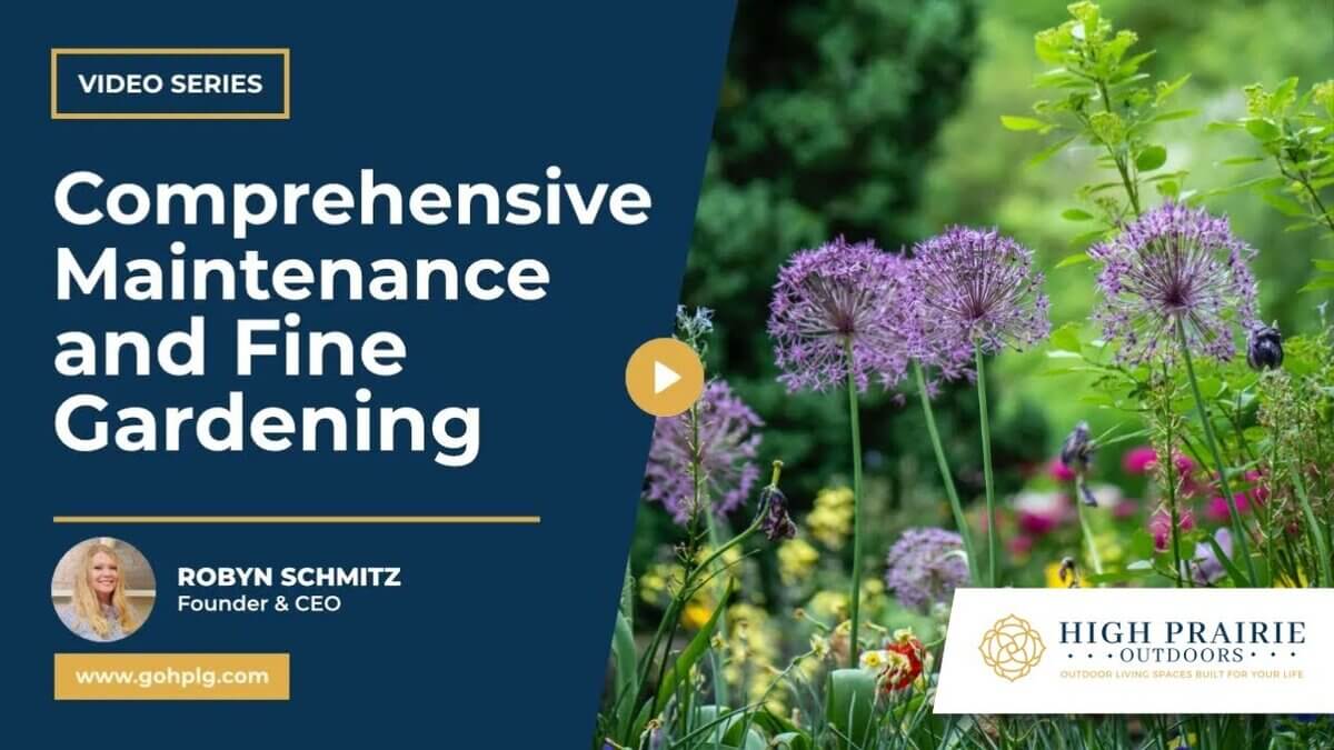 What Does Ongoing, Comprehensive Maintenance, and Fine Gardening Mean?