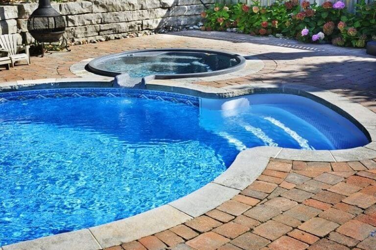 patio Swimming Pool Landscape Design Kansas City