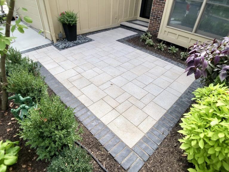 Pathway Patio Landscaping Design Kansas City