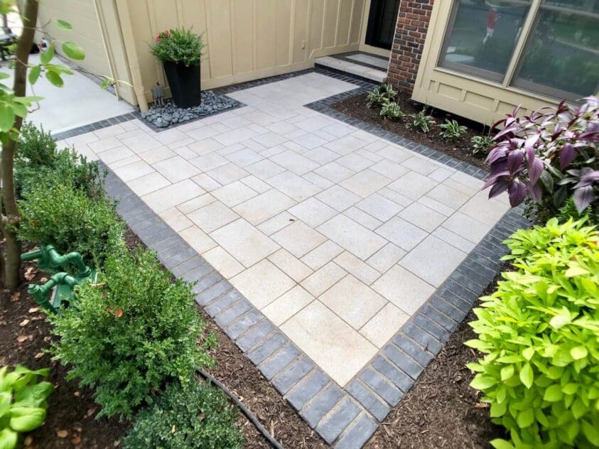 Pathway Patio Landscaping Design Kansas City